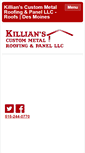 Mobile Screenshot of killiansmetalpanels.com